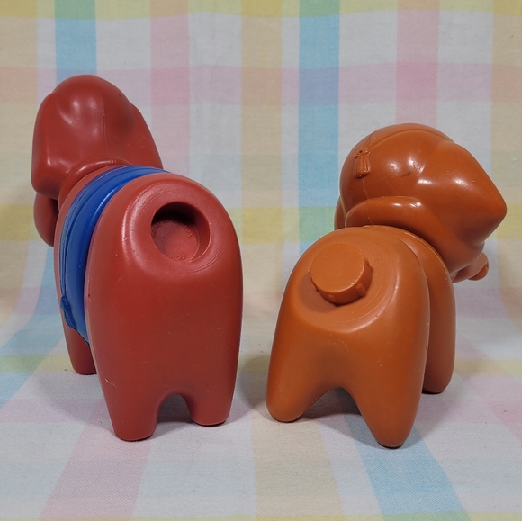 Vintage Tupperware toys Zoo It Yourself incomplete dog and elephant plastic pet - Picture 4 of 6